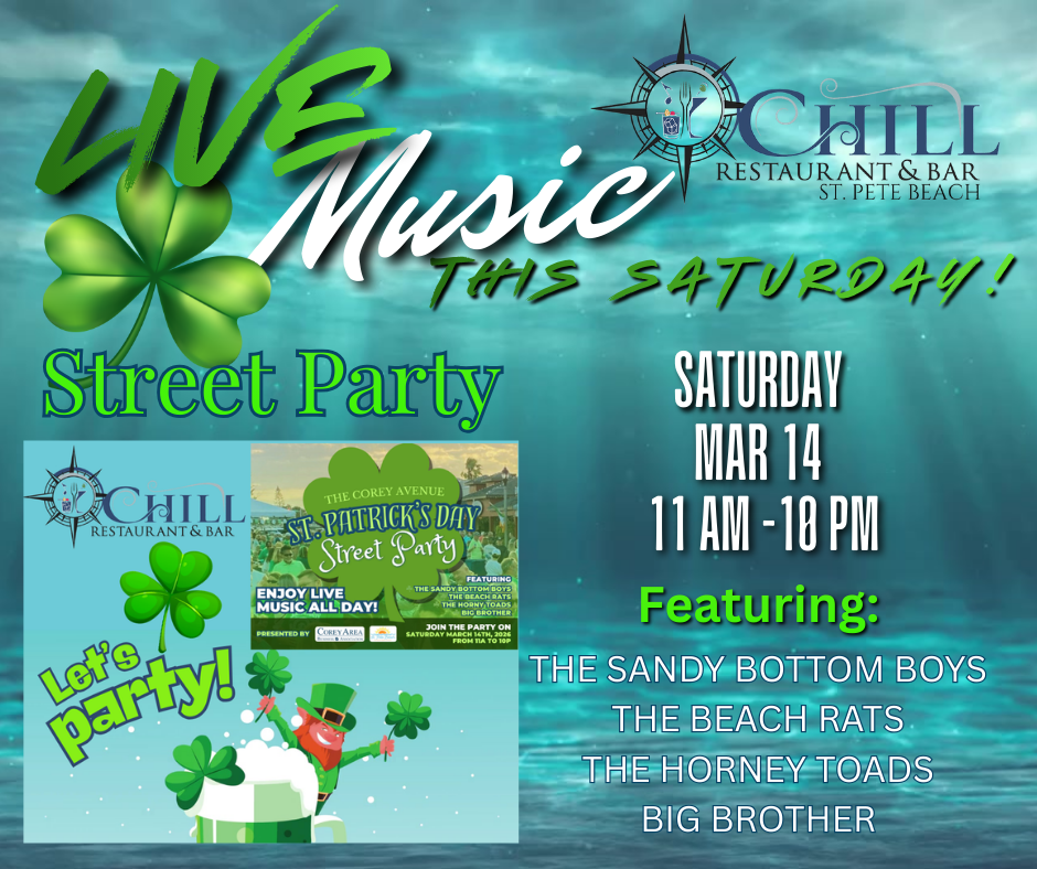 Corey Avenue St Patty StreetParty Chill entertainment