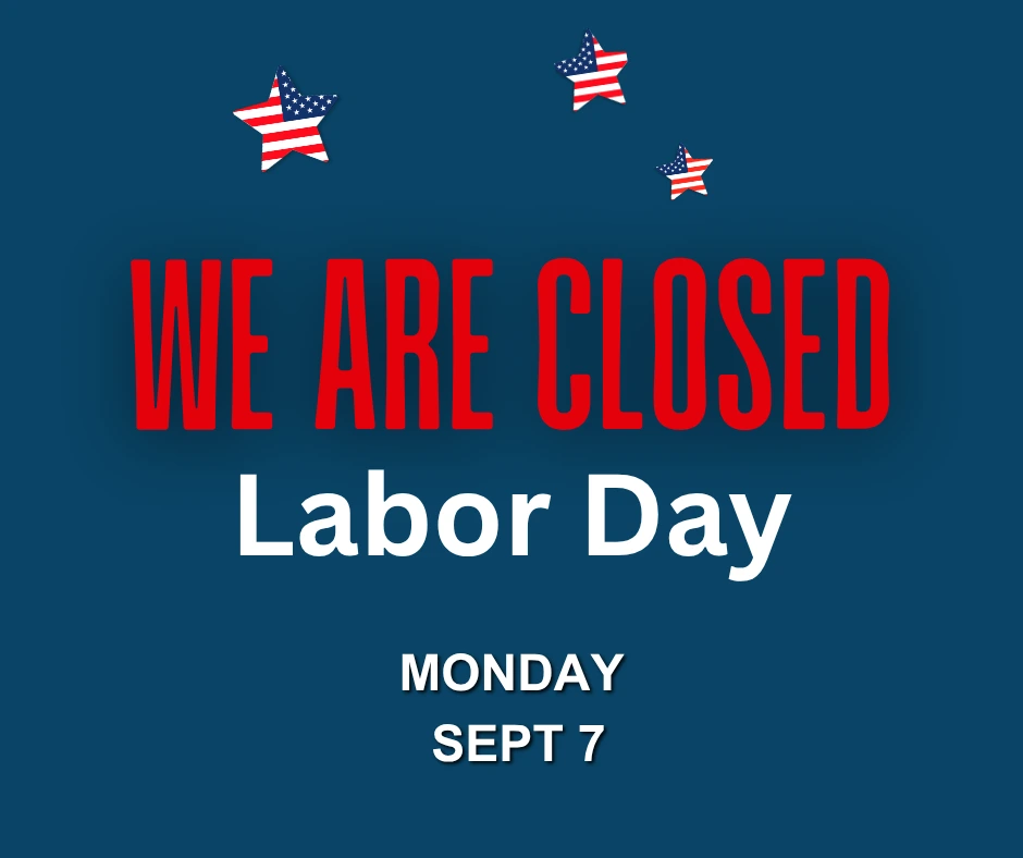 Chill will be Closed for Labor Day